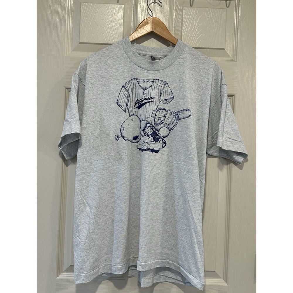 Vintage Screen Stars‎ Jefferson Vikings Baseball T Shirt Size XL